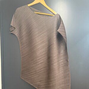 Issey Miyake Pleats Please Asymmetrical Top